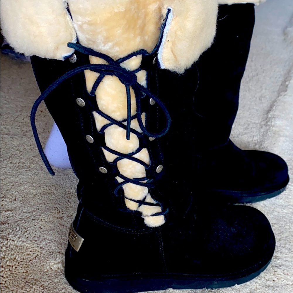 Genuine Ugg tall boots (black)